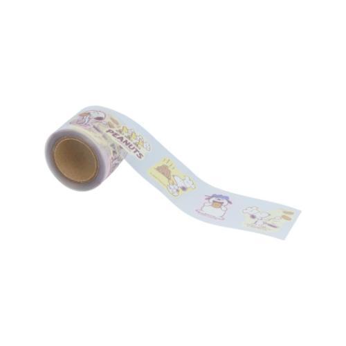Sun-Star Stationery Character Masking Roll Stickers with Box [S8554188] - Snoopy Happiness Time Snack
